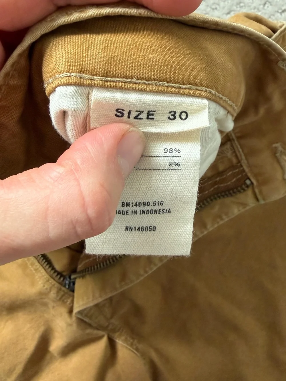 Buck Mason Men's Tan Flat-Front Shorts